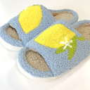  Women's Lemon Open-Toe Slippers