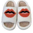  Lips open toe slippers