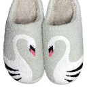 Size 6 Black Novelty Slippers