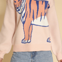  Tiger intarsia sweater