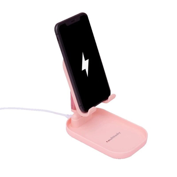 Deluxe Phone Holder with Charging Pad