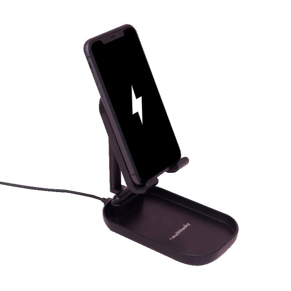 Deluxe Phone Holder with Charging Pad