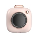 Pink Mini Camera-Shaped Necklace Fan