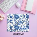  Personalized Chinoiserie Floral Mousepad – Elegant & Stylish Desk Accessory