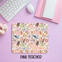  Personalized Pink Teacher Mouse Pad – Cute & Stylish Desk Accessory for Educators