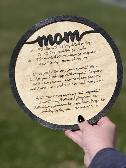 Poem To Mom Plaque Gifts For Mom