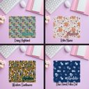  Personalized Mousepad with 52 Designs | Custom Mouse Pads for Office or Gift | Vibrant Thick Desk Mat | Unique Aesthetic Styles