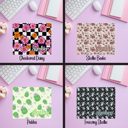 Personalized Mousepad with 52 Designs | Custom Mouse Pads for Office or Gift | Vibrant Thick Desk Mat | Unique Aesthetic Styles