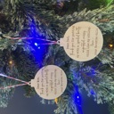  Dear Mom or Dad Funny Christmas Ornament Favorite Child Kid