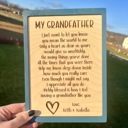  Personalized Grandfather Plaque Gift For Grandfather