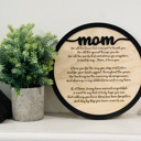  Poem To Mom Plaque Gifts For Mom