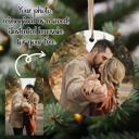  Engagement Photo Ornament | Custom Illustrated Keepsake | Personalized Couple Gift