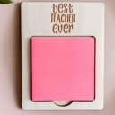  Teacher Gift Post It Note Holder Best Teacher Ever