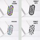  Jumbo Acrylic Paperclips-Choose 4 Designs.