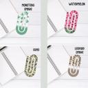  Jumbo Acrylic Paperclips-Choose 4 Designs.