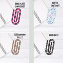  Jumbo Acrylic Paperclips-Choose 4 Designs.