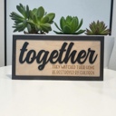 Together Wood Sign | Funny Home Décor Gift | Choose Ending Word