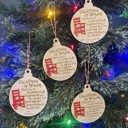  Personalized Christmas In Heaven Memorial Ornament