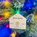  Letter to Santa Holder Envelope Christmas Ornament