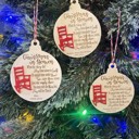  Personalized Christmas In Heaven Memorial Ornament