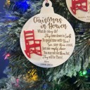  Personalized Christmas In Heaven Memorial Ornament