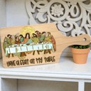  Have a Seat at My Table Christian Decorative Cutting Board