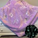  Purple Glow in the Dark Ballerina Blanket