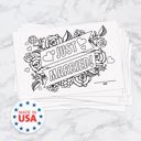  Wedding Themed Coloring Activity Placemats / 12 Wedding Coloring Sheets / 11" x 17" Kids Drawing Paper / Disposable Placemats