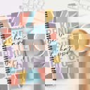  Be Kind Be Brave Be True Be Happy Be You Spiral Notebook / 8.5" x 11" Journal / 120 Wide Ruled Pages / Durable Gloss Laminated Softcover / Black Wire-o Spiral Binding / Made in the USA