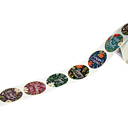  Bold Floral Holiday Stickers / 500 Modern Poinsettia Winter Stickers / 6 Alternating Vibrant Christmas Envelope Seals / 1.5" Round Labels