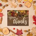  Rustic Thanksgiving Cards / 24 Heartfelt Autumn Note Cards / 4 5/8" x 6 1/4" Classic Fall Greeting Cards / 4 Nostalgic Table Feast Card Designs