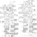  Thanksgiving Coloring Activity Placemats / 12 Happy Fall Coloring Sheets / 11" x 17" Double Sided Kids Fall Holiday Drawing Paper / Disposable Placemats / Made In The USA