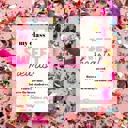  Valentine Candy Hearts Letterhead / 50 Sheets / 8.5" x 11" Valentines Day Paper / Conversation Hearts Decorative Stationery