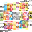  Kids Valentine Bookmark Assortment / 2" x 6" Paper Bookmarks / Bulk Set Of 24 Sweet Valentines Day Quotemarks / Made In USA