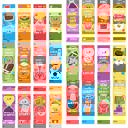  Kids Valentine Bookmark Assortment / 2" x 6" Paper Bookmarks / Bulk Set Of 24 Sweet Valentines Day Quotemarks / Made In USA