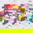  Mini Valentine's Day Cards / 3.5" x 3.5" Two Sided Love Day Classroom Cards / 60 Cute Funny To From Happy Valentine's Day Cards / Made In The USA