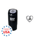  You Rock Sweetheart Candy Themed Reward Stamp / 2000 Plus Self Inking Teacher Cute Valentine's Day Heart Stamper / 9/16" Small Black Imprint Planner Worksheet Stamp