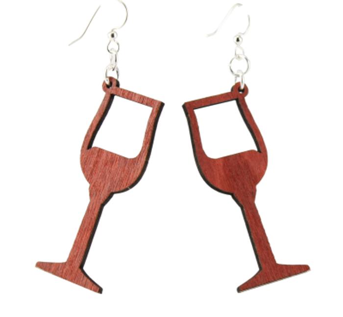 Wine Glass Earrings