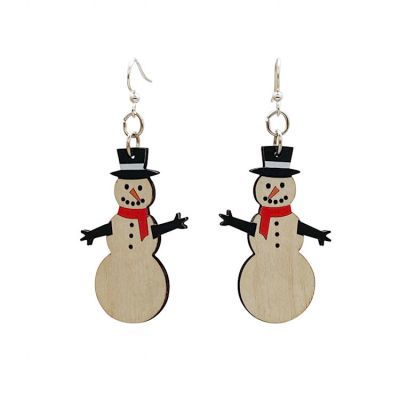 Snowman Earrings