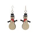  Snowman Earrings