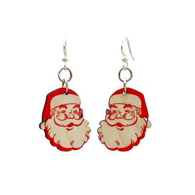 Vintage Santa Claus Earrings