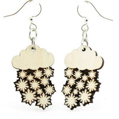 Snow Cloud Blossom Earrings