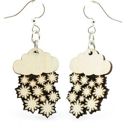  Snow Cloud Blossom Earrings
