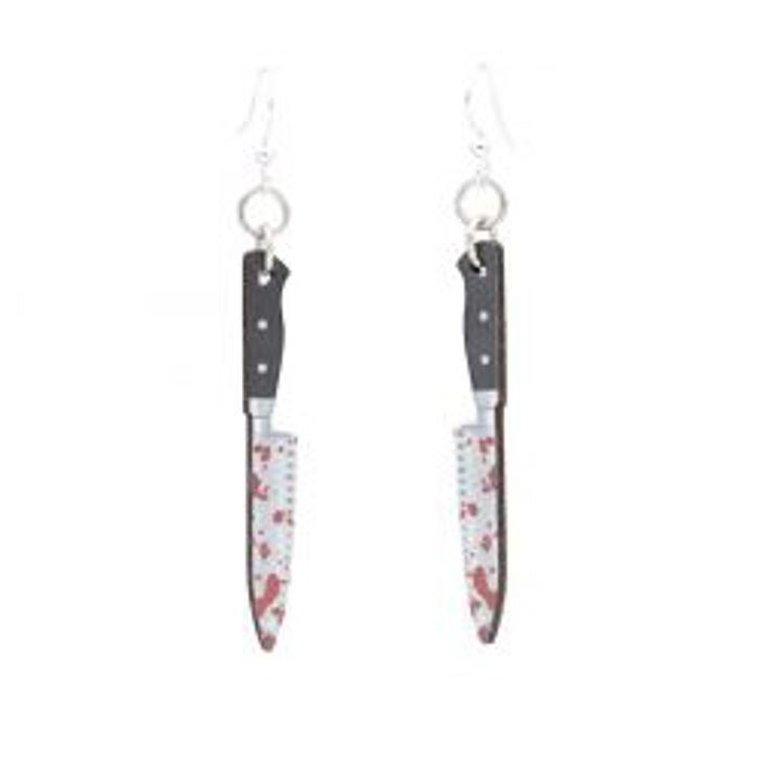 Halloween Chef's Knife Earrings