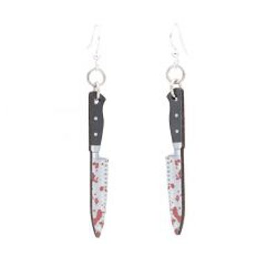 Halloween Chef's Knife Earrings