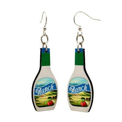 Ranch Dressing Earrings