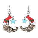  Santa Moon Earrings