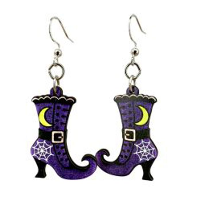 Witch Boot Earrings