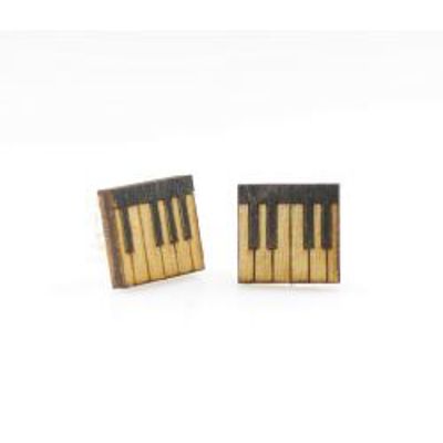 Piano Key Stud Earrings