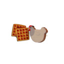  Chicken & Waffle Stud Earrings